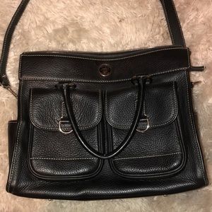 Dooney Bourke Black with double pockets